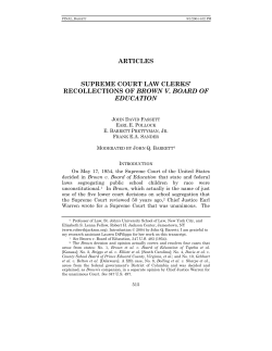 articles supreme court law clerks