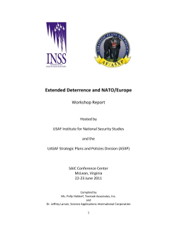 Extended Deterrence and NATO/Europe