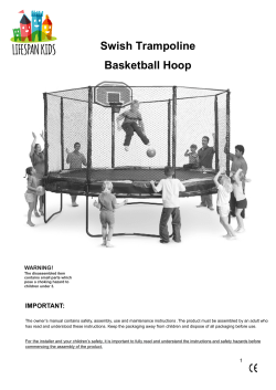 Swish Trampoline Basketball Hoop