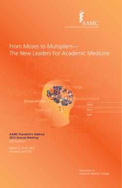 From Moses to Multipliers&mdash; The New Leaders For