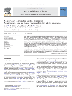 Mediterranean desertification and land degradation - TEIION e