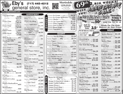 Eby`s General Store