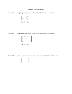Review Exercise Set 12