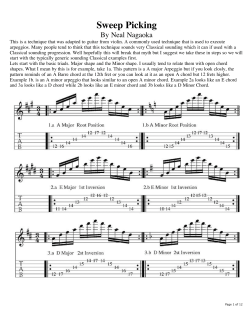 Sweep Lessons - Neal Nagaoka