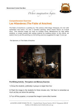 Las Hilanderas (The Fable of Arachne)