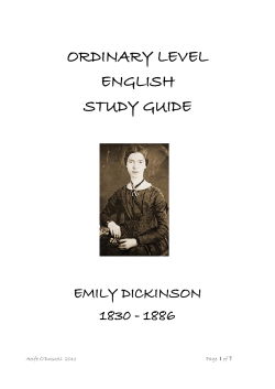 ordinary level english study guide