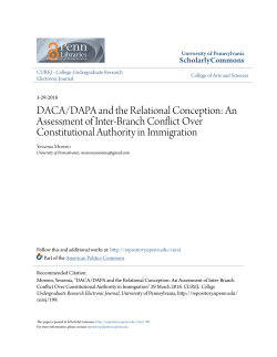 DACA/DAPA and the Relational Conception: An Assessment of Inter