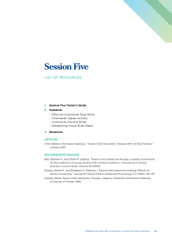 Parent-Directed Interaction