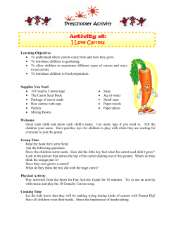I Love Carrots - Kansas WIC Program