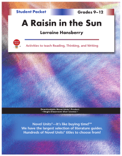 A Raisin in the Sun