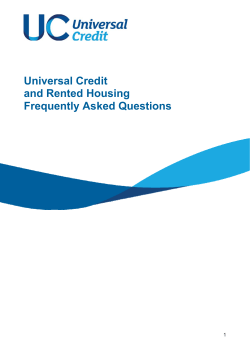 Universal Credit and rented housing: frequently asked questions
