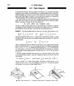 14.3 Triple Integrals -