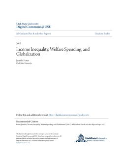 Income Inequality, Welfare Spending, and Globalization
