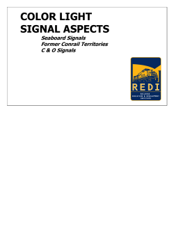 color light signal aspects
