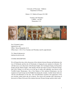 2015 Spring - Department of History