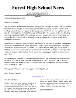 Forest High School News