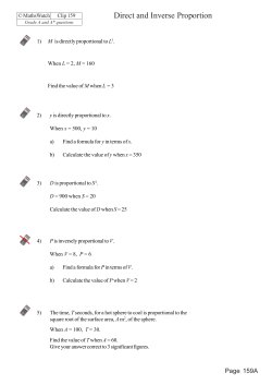 Direct and Inverse Proportion Clip159