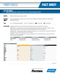 fact sheet fiber discs