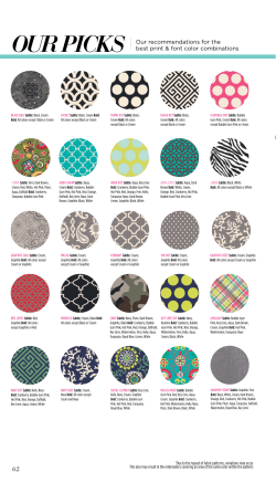 our picks - Initials, Inc.