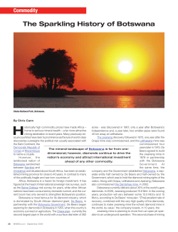 The Sparkling History of Botswana
