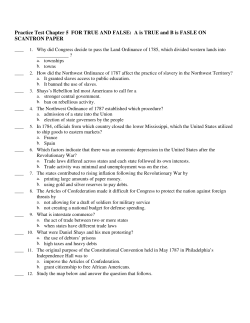 Practice Test Chapter 5 FOR TRUE AND FALSE: A is TRUE and B is