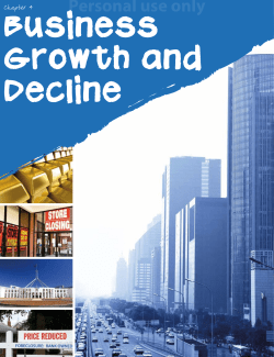 Business Growth and Decline