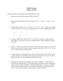 Geometry Practice Questions (with Solutions)