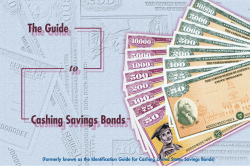 The Guide To Cashing Savings Bonds