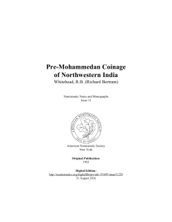 india - American Numismatic Society