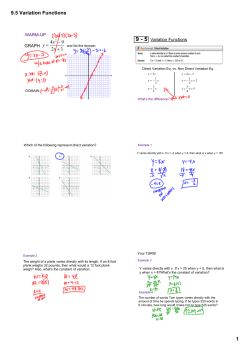 9.5 Variation Functions