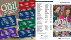 Say Oui! to French Immersion and Core French