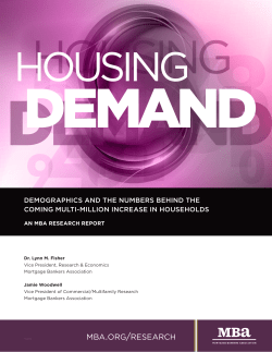 Housing Demand - Mortgage Bankers Association