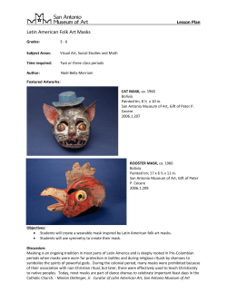 Latin American Folk Art Masks