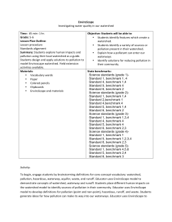 Enviroscape - Clark Fork Coalition
