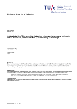 2-produktie : het on-line volgen van het proces en het bepalen v