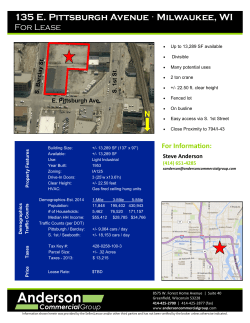 135 E. Pittsburgh Avenue &middot; Milwaukee, WI