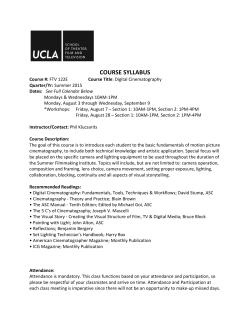 course syllabus - UCLA Summer Sessions
