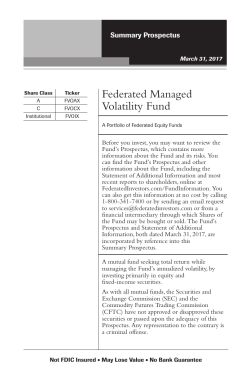Managed Volatility Fund (A, C, and IS Shares)