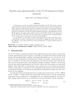 Stability and approximability of the P1-P0 element for