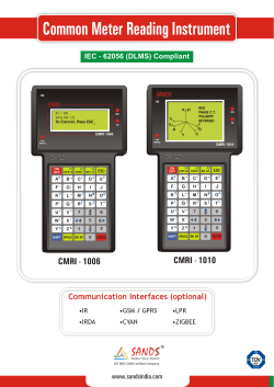 Common Meter Reading Instrument