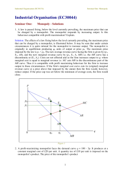 Seminar 1-Solution