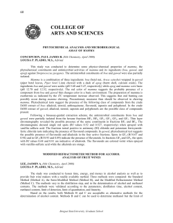 college of arts and sciences - E-International Scientific Research