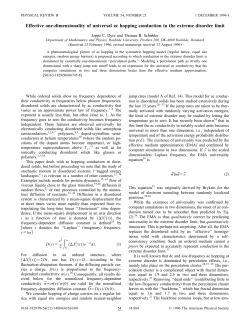 Effective one-dimensionality of universal ac hopping conduction in
