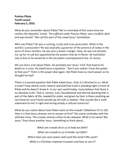 Pastor Rich`s Lesson Notes