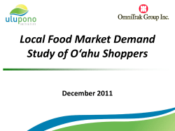Ulupono Presentation Briefing