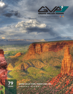 GRAND VALLEY RURAL POWER LINES, INC.