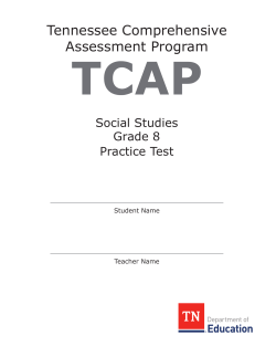 Practice Social Studies Test Grade 8 16-17