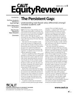 The Persistent Gap: Understanding male