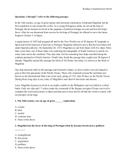 Questions 1 through 7 refer to the following passage