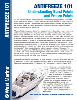 Antifreeze 101